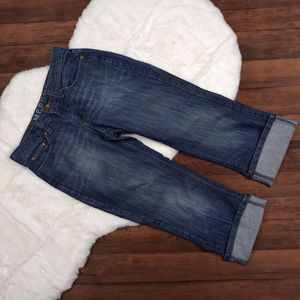 MERONA Women's Mid-Rise Cropped Medium‎ Wash Jeans Size 4